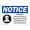 Signmission OSHA, Hearing Protection Is Required With Symbol, 10in X 7in Rigid Plastic, OS-NS-P-710-L-13367 OS-NS-P-710-L-13367 - alternate 1